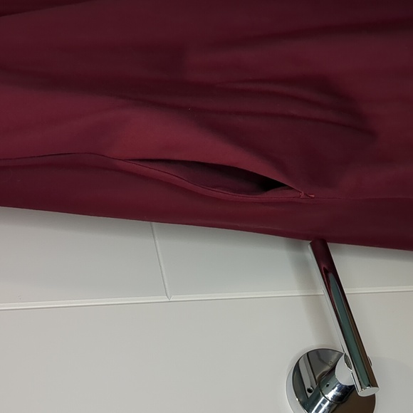 4XL (2X) Lindy Bop Fit & Flare Ruby Red Swing Dress - Picture 7 of 8